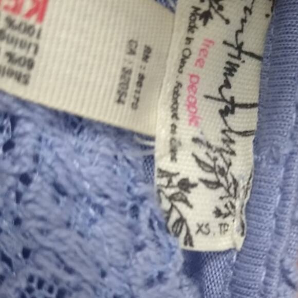 Intimately Free People Daydream Bodycon Lace Open Back Dress Size XS - Picture 12 of 15